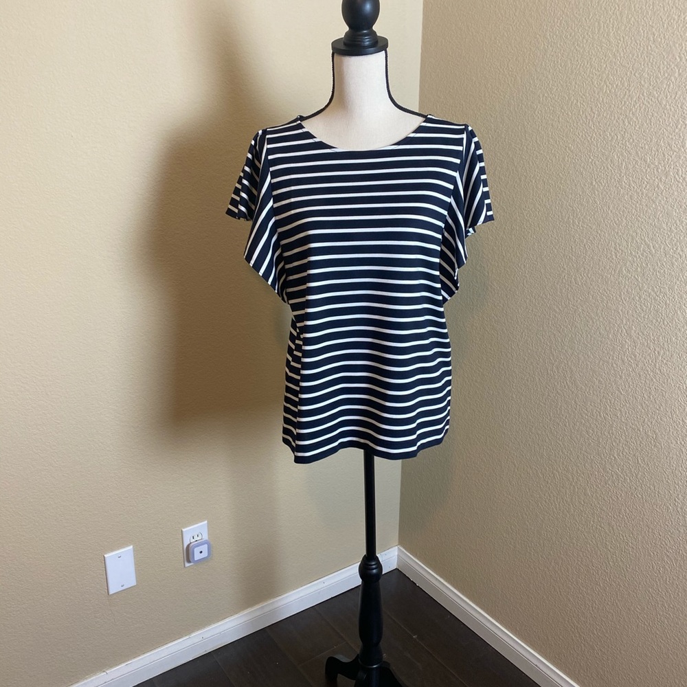 Ann Taylor Flutter-Sleeve Top